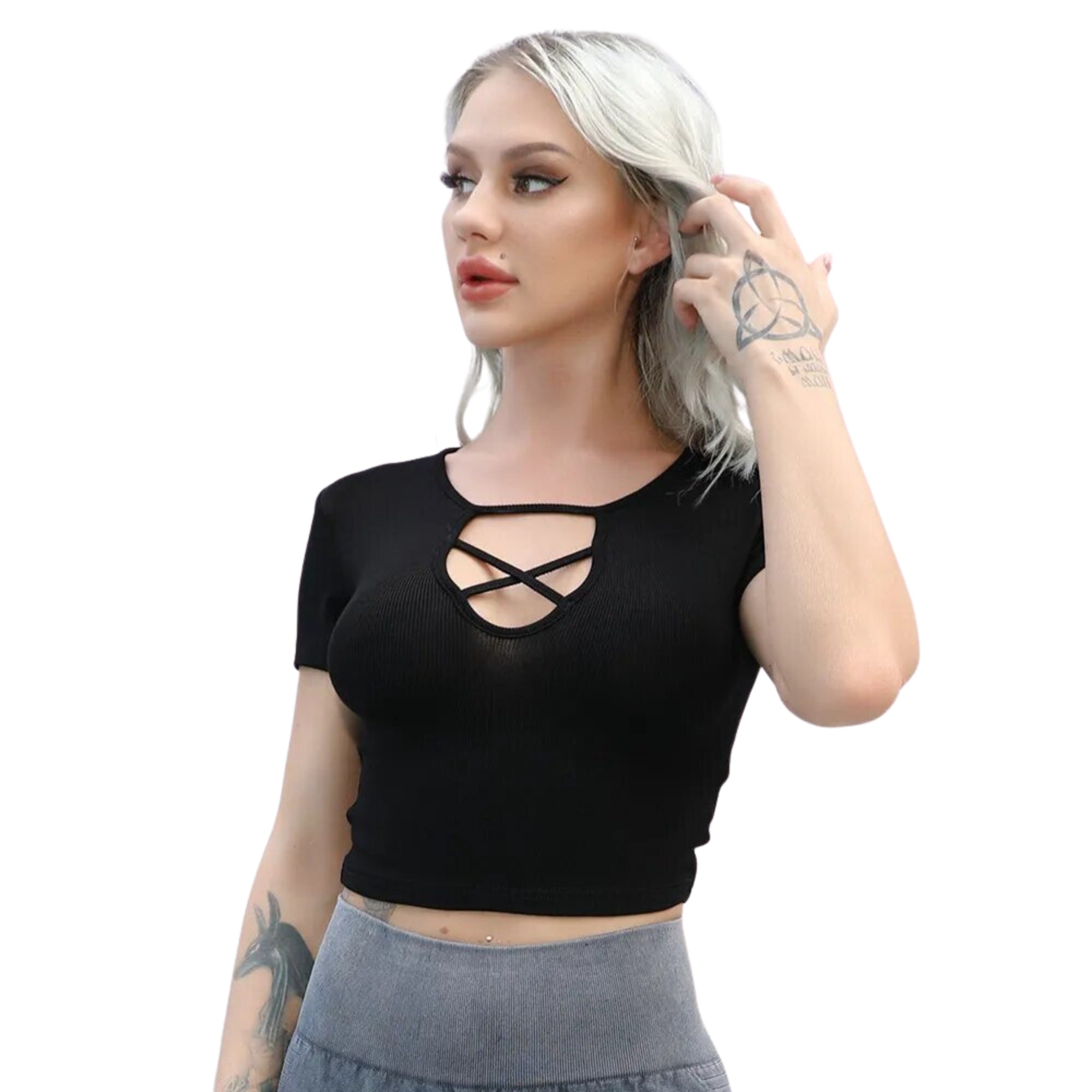 Short Sleeve Crop Top - NouvFit