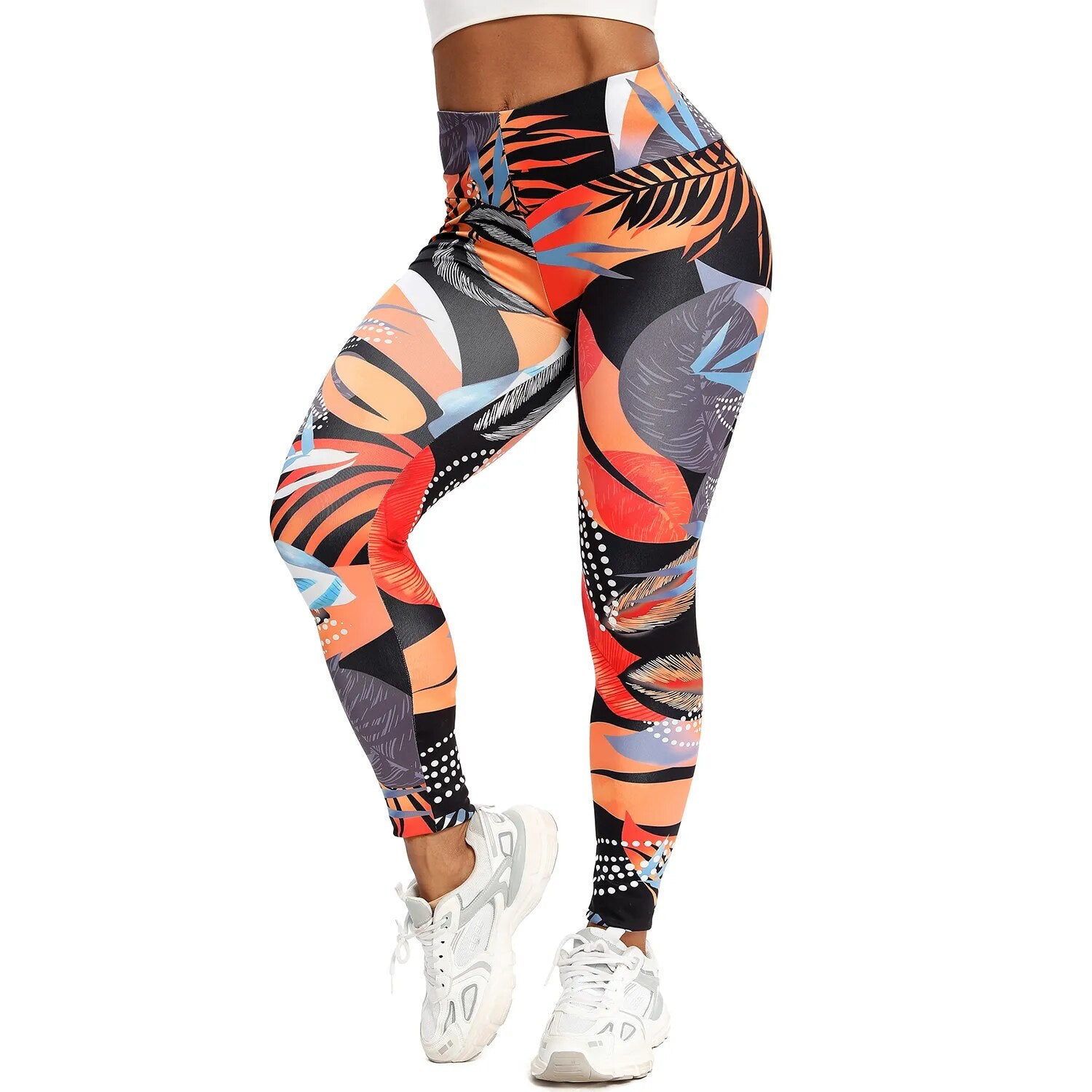 Printed Yoga Leggings - NouvFit