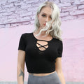 Short Sleeve Crop Top - NouvFit