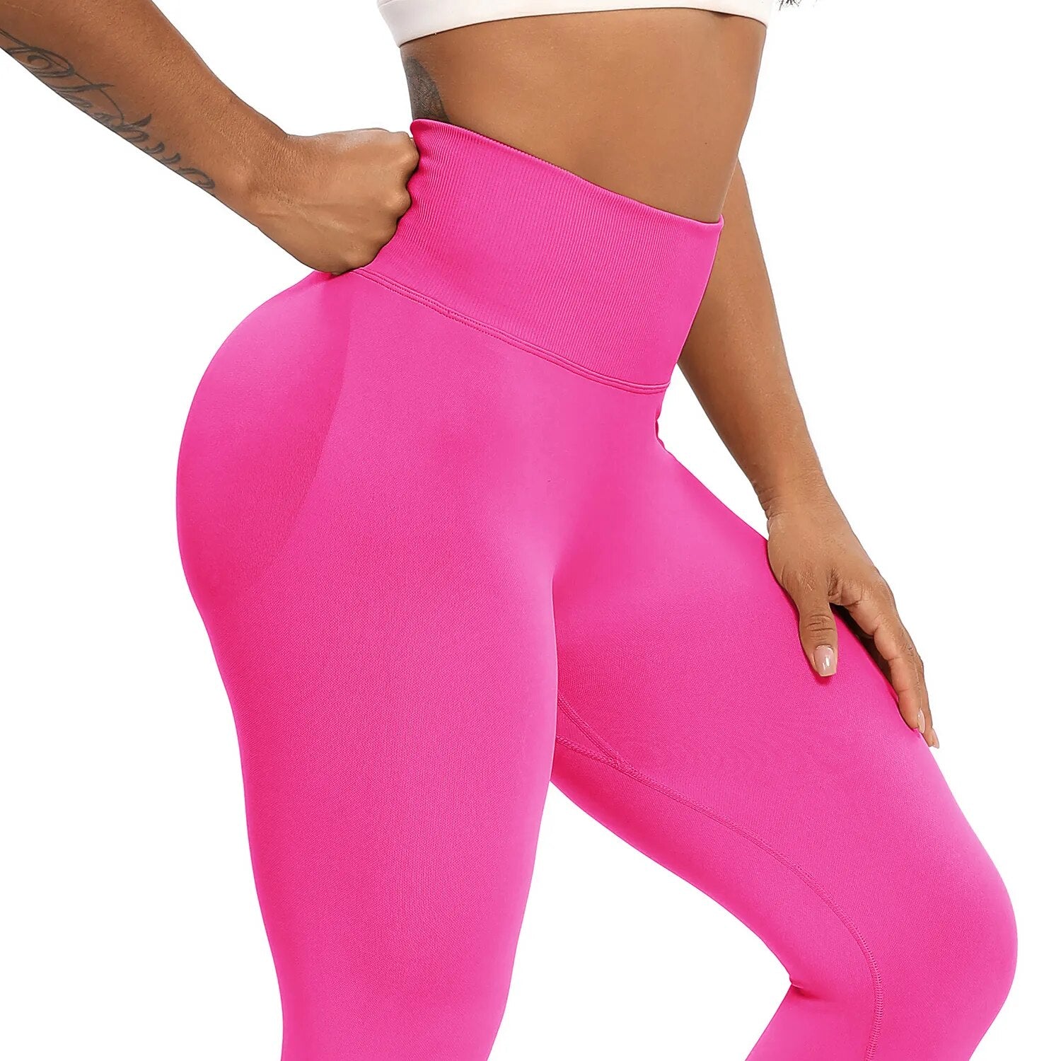 Seamless High Waist Leggings - NouvFit