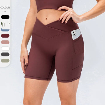 Cross-Waist Contour Shorts