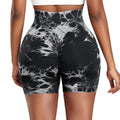 Tie-dyed Seamless Yoga Shorts - NouvFit