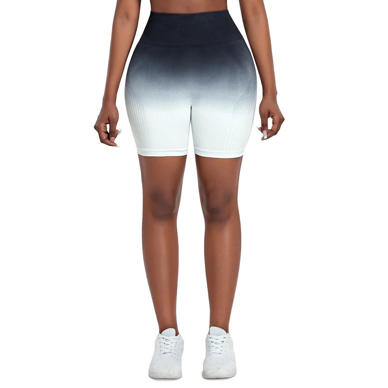 Gradient Seamless Yoga Shorts - NouvFit