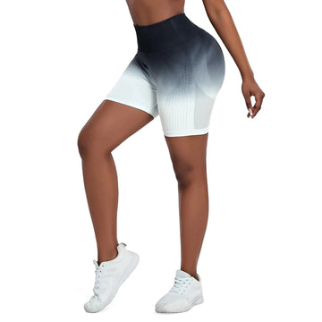 Gradient Seamless Yoga Shorts - NouvFit